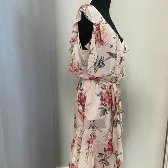 JOIE SILK FLORAL MAXI DRESS - Picture 6 of 10
